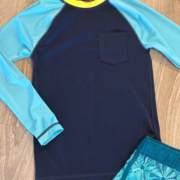 Lands End & Crewcuts Rashguard Swim Set - Picture 3 of 6